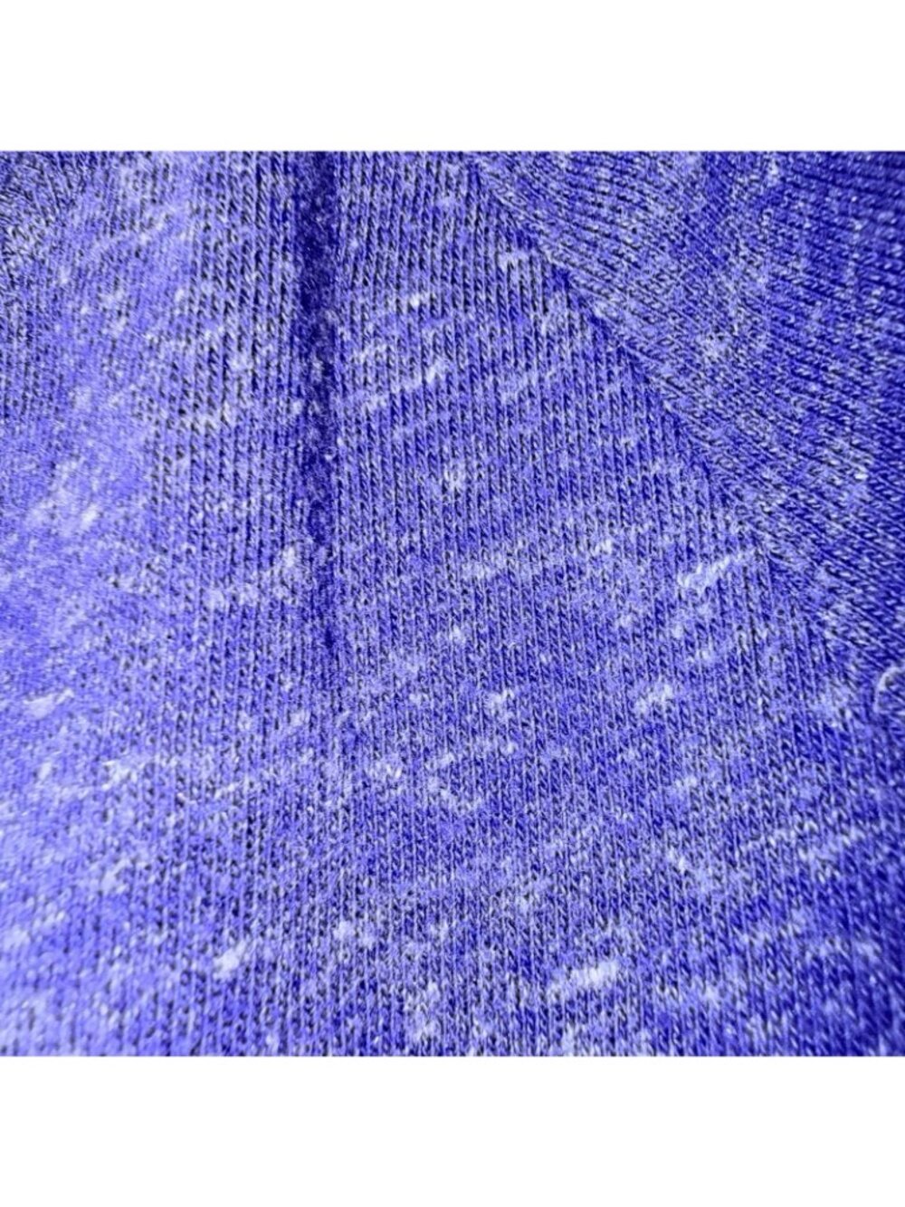Nike Sportswear Gym Vintage Crew 3/4 Sleeve Scoop Neck Heathered Blue Pullover - Picture 5 of 5